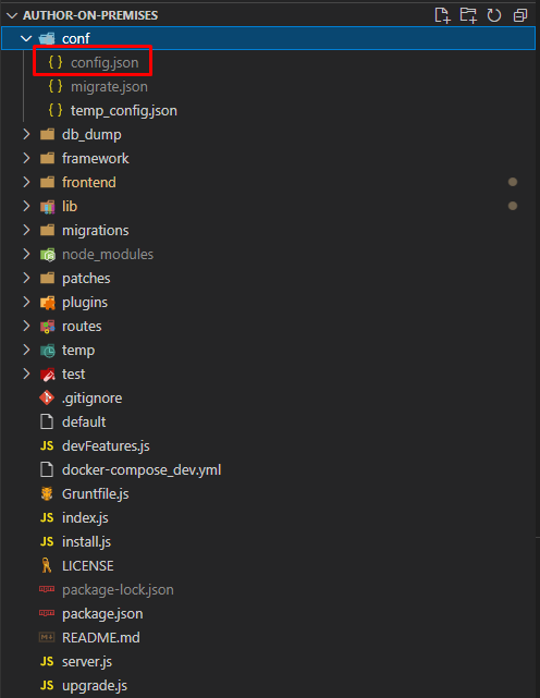Configuration Folder