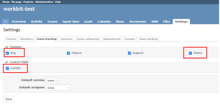 Tracker Configuration